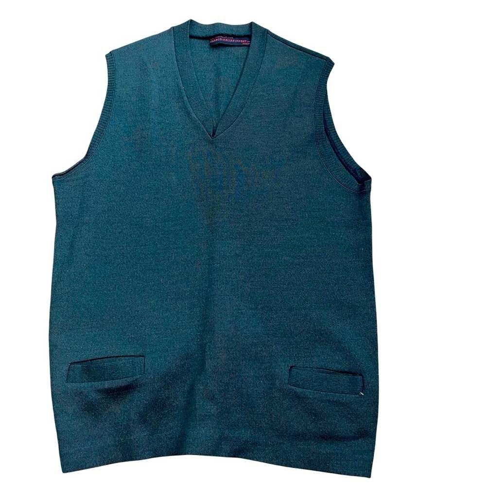Franco. Italian Import Ltd. Medium. VINTAGE. Wool. Dark green.